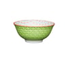 SunumlukMikasa Glazed Kase Geometrik Açık Yeşil Desen KCBOWL31