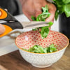 SunumlukMikasa Glazed Kase Geometrik Mavi Desen KCBOWL06