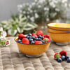 SunumlukMikasa Glazed Kase Turuncu Nokta Desen KCBOWL07