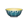 SunumlukMikasa Glazed Kase Yaprak Yeşili Desen KCBOWL28