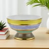 AksesuarPorselen Meyvelik 29 cm Yeşil Hardal Lila