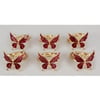 Royal Mademoiselle Butterfly 6 Lı Peçete Yüzüğü - Gold