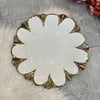 SunumlukRoyking Flora Yuvarlak Sunum Tabağı Gold