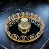 TepsiStone Kristal Aynalı Tepsi - Gold