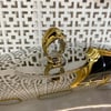 SunumlukSuntoza Oval Isıtıcılı Servis Seti 2,6 Litre - Gold