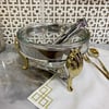 SunumlukSuntoza Salata Servis Seti 4 Litre - Gold