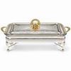 Servis & Sunum ÜrünleriWinterbach Calista Isıtıcılı Dikdörtgen Büyük Sunumluk Silver Gold