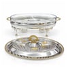 Servis & Sunum ÜrünleriWinterbach Calista Isıtıcılı Oval Büyük Sunumluk Silver Gold