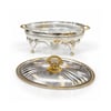 Servis & Sunum ÜrünleriWinterbach Calista Isıtıcılı Oval Orta Sunumluk Silver Gold