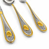Çatal Kaşık Bıçak TakımlarıWinterbach Stone 84 Parça Çatal Kaşık Bıçak Takımı Gold
