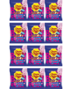 Chupa Chups Sakız Dolgulu Çilek, Elma, Karpuz, Kola ve Vişne Aromalı Lolipop Şekerleme 12 GR X 7 Adet X 12 Adet