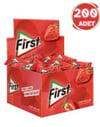 First Çilek Aromalı Şekersiz Tatlandırıcılı Sakız 1,7 GR X 200 Adet