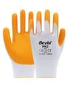 BEYBİ PN 2 POLYESTER ASTARLI NİTRİL ELDİVEN BEYAZ / SARI
