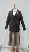 AYNAZ 140226 BROŞLU BLAZER