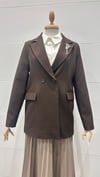 AYNAZ 140226 BROŞLU BLAZER