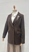 AYNAZ 140226 BROŞLU BLAZER