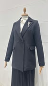 AYNAZ 140226 BROŞLU BLAZER