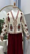 BORDO BAĞLAMALI BLUZ