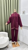 EKRUTEX 3208 LASTİĞİ BÜZGÜ DETAYLI TAKIM