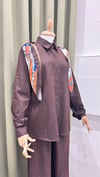 HATUN ATİLLA 8996 FULARLI KETEN TAKIM