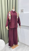 HATUN ATİLLA 8996 FULARLI KETEN TAKIM