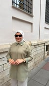 KİSRA 2003 KOL VE YAKA FİSTOLU GÖMLEK