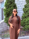 MERSERİZE TAŞLI ELBİSE