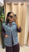 MODA ERÇİN 4116 KOT YELEK