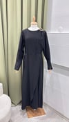 MODA ERÇİN 818 YAKASI TOKALI ELBİSE
