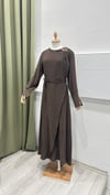 MODA ERÇİN 818 YAKASI TOKALI ELBİSE