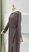 MODA ERÇİN 818 YAKASI TOKALI ELBİSE