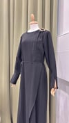MODA ERÇİN 818 YAKASI TOKALI ELBİSE