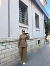 NOUN 1150 ÇİZGİLİ KETEN TAKIM