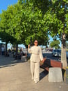 NOUN 1150 ÇİZGİLİ KETEN TAKIM