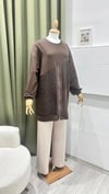 PUANE 10769 FERMUAR VE TAŞLI SWEAT