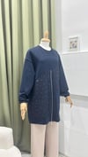 PUANE 10769 FERMUAR VE TAŞLI SWEAT