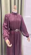 QASHE 6574 PUANTİYE ELBİSE