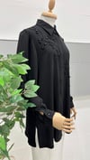 SERİL 7194 YAKA BİYELİ TAŞLI TUNİK