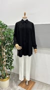 SERİL 7194 YAKA BİYELİ TAŞLI TUNİK