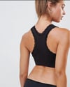 ASOS ORJ  SİYAH YAKA DANTEL ŞERİTLİ SPORCU SÜTYENİ