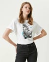 BYM CLB MODEL BEYAZ BİSİKLET YAKA BASIC T-SHIRT