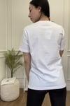 BYM CLB MODEL BEYAZ BİSİKLET YAKA T-SHIRT
