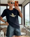 BYM CLB MODEL SİYAH BİSİKLET YAKA T-SHIRT
