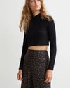 HM ORJ SİYAH YARIM BALIKÇI BOĞAZLI FİTİLLİ CROP BADY