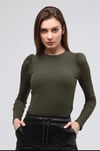 MADNESS ORJ ASKERİ YEŞİL SIFIR YAKA BODY T-SHIRT