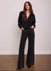 MINT VELVET ORJ SİYAH V YAKA OVERSIZE BLUZ