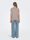 ONLY ORJ BEJ BİSİKLET YAKA BASIC T-SHIRT