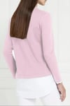 ORJ MARKA PEMBE BİSİKLET YAKA UZUN KOL SWEATSHIRT