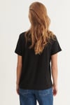 ORJ MARKA SİYAH BİSİKLET YAKA BASIC T-SHIRT