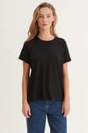 ORJ MARKA SİYAH BİSİKLET YAKA BASIC T-SHIRT